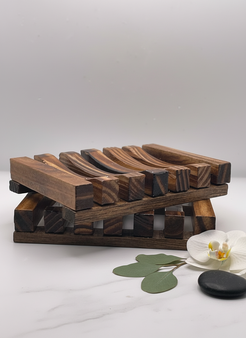 Enhanced Bamboo Soap Tray - No Soap 2