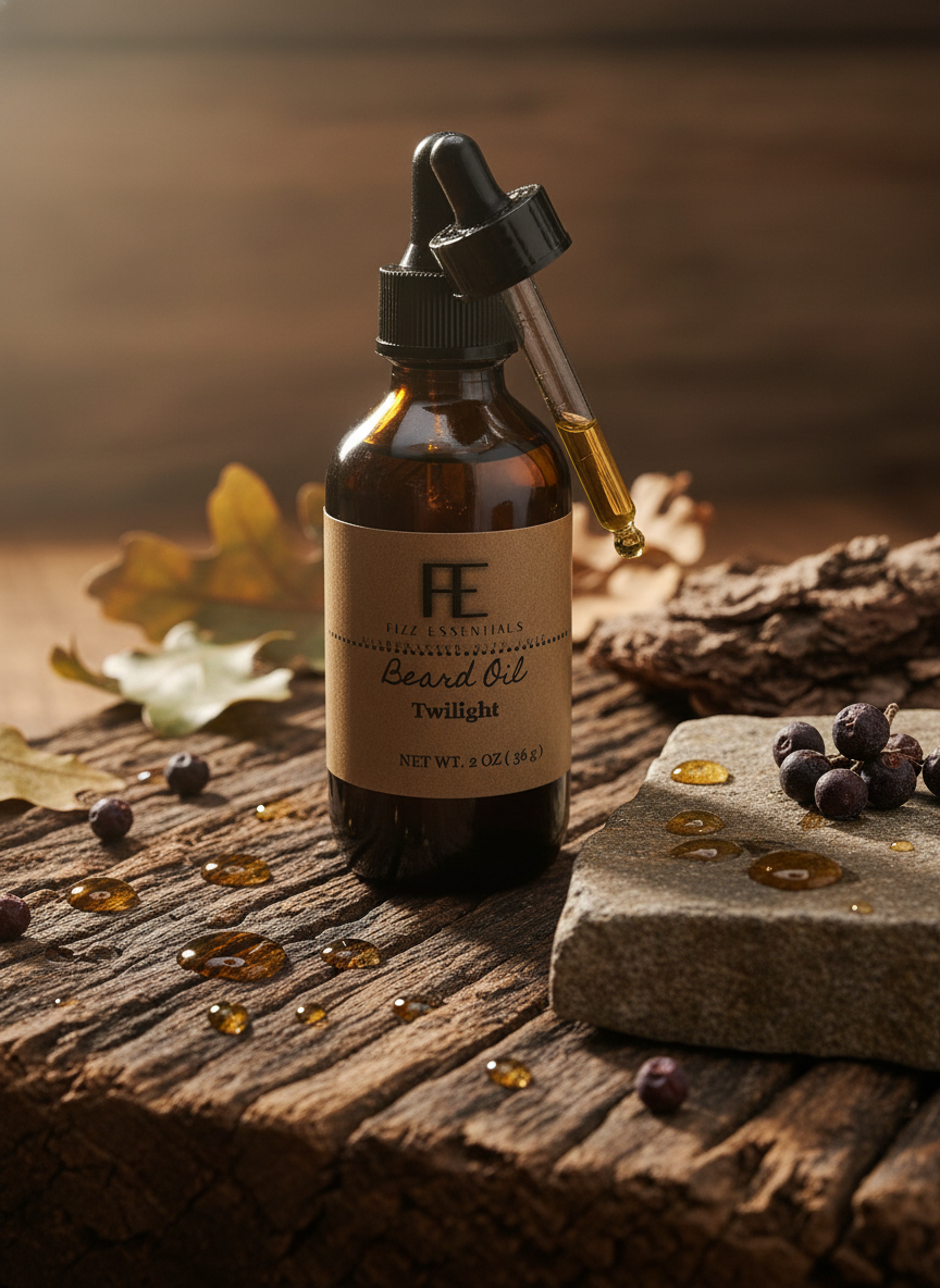 Beard Oil Detail Shot