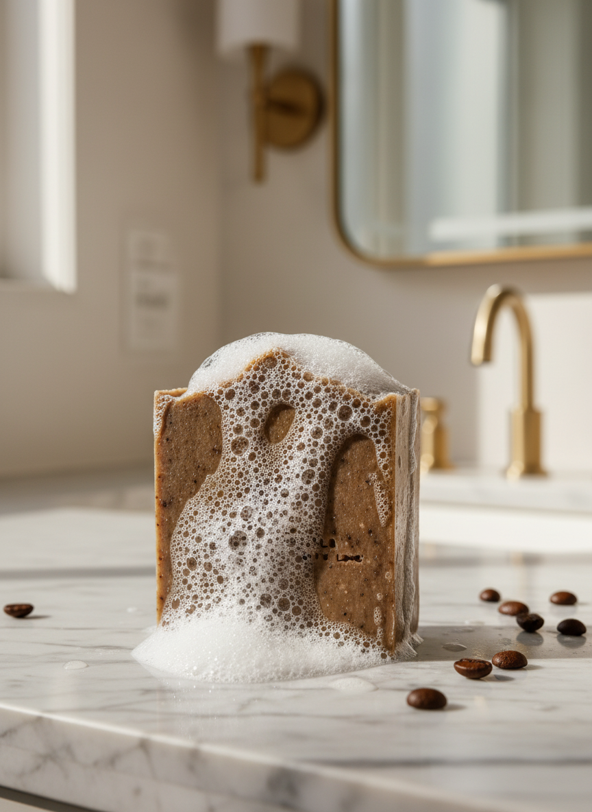 Coffee Soap with Lather