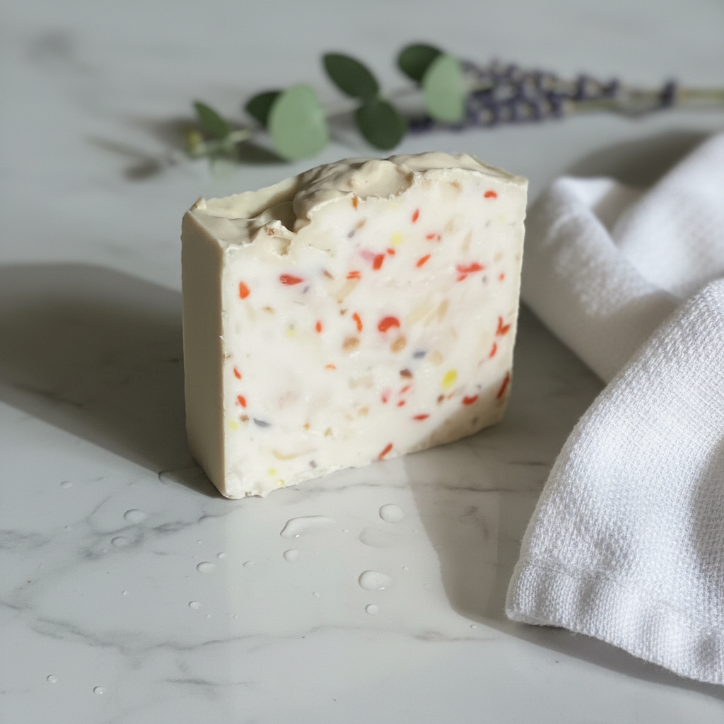 Confetti Soap on Marble