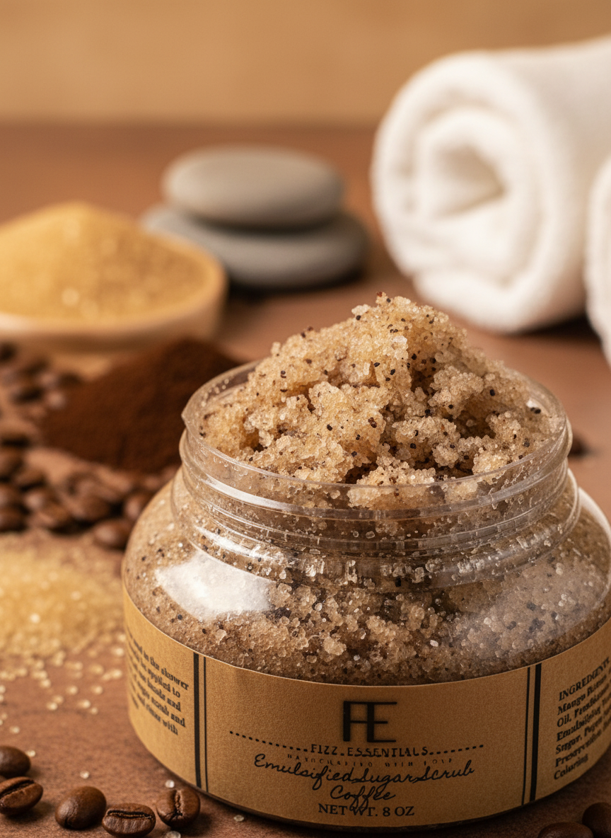Enhanced Coffee Sugar Scrub