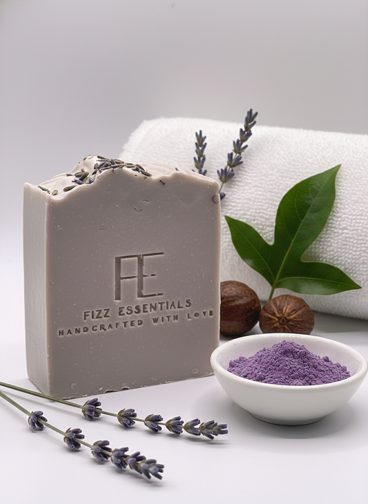 Enhanced Lavender with Tamanu Oil and Purple Brazilian Clay Soap