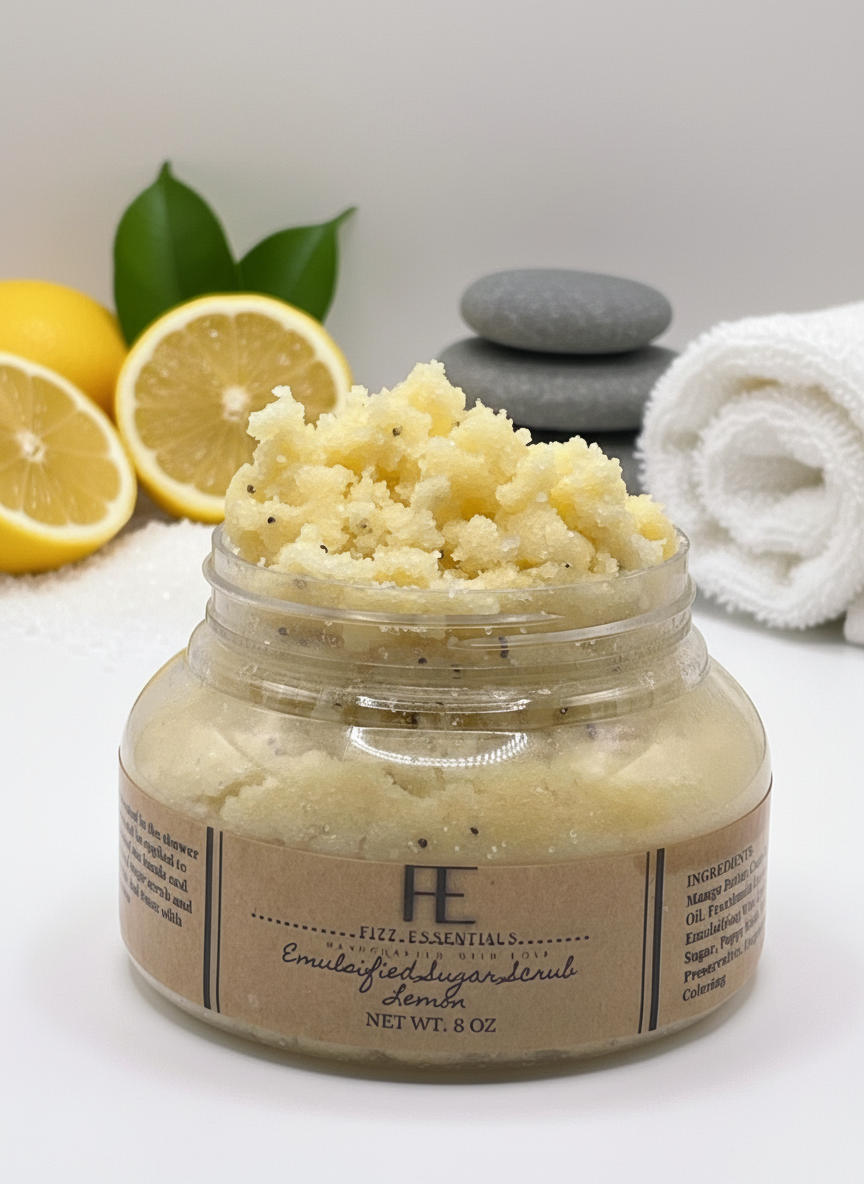 Enhanced Lemon Sugar Scrub