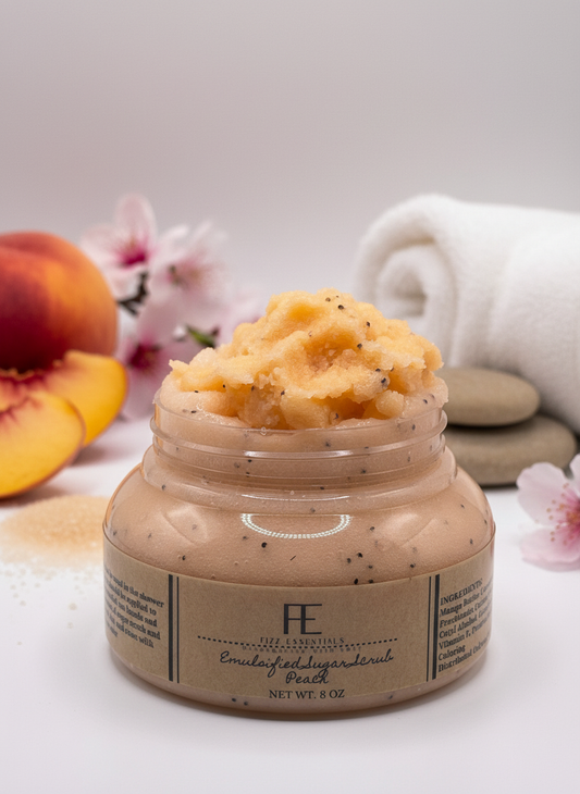 Enhanced Peach Sugar Scrub