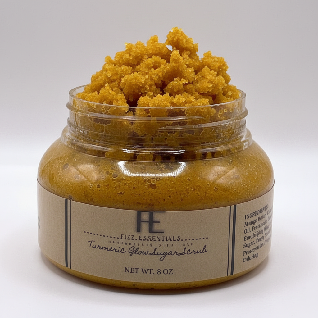 Enhanced Turmeric Sugar Scrub