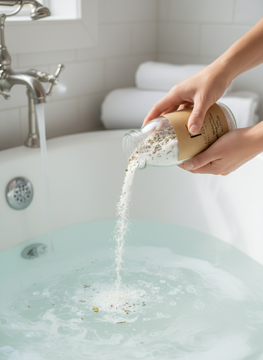 Magnesium Milk Bath - Realistic Pouring Action