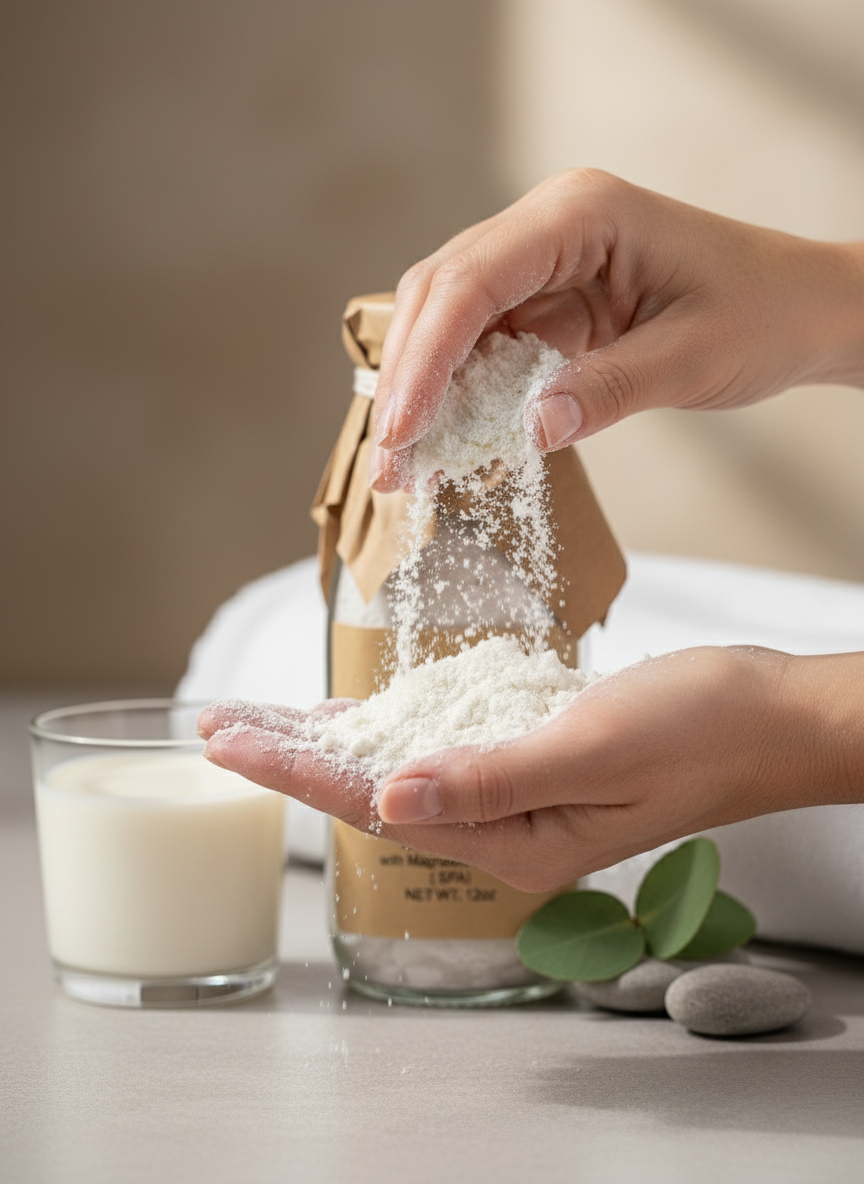 Milk Bath Soak - Scooping